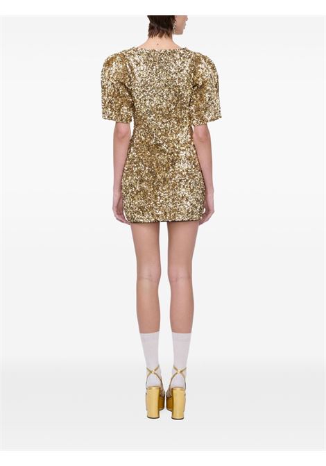 Gold sequin-embellished mini dress Marc Jacobs - women MARC JACOBS | 2S5RDR001K14710